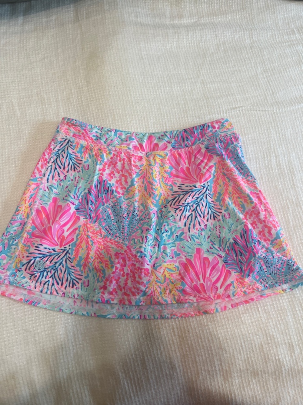 Lilly Pulitzer Pink & Aqua Floral Skort